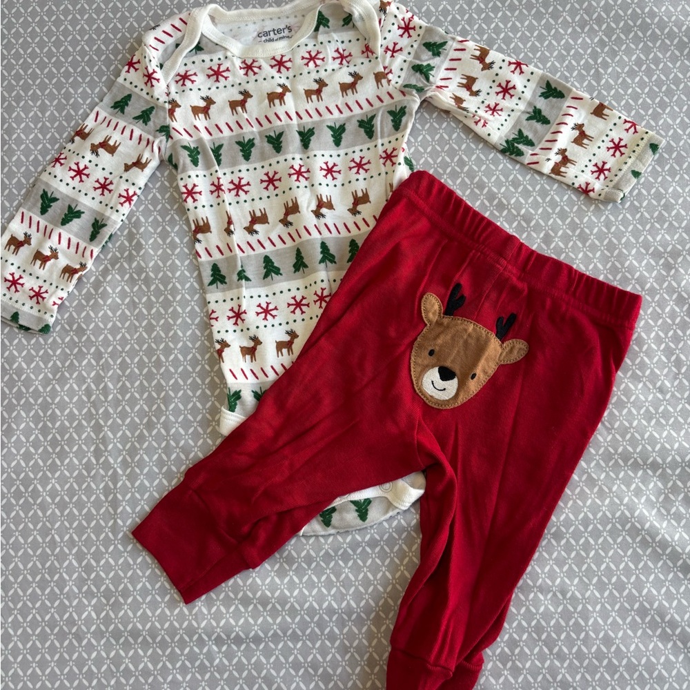 Carter’s Baby Christmas Set - 3-6 Months